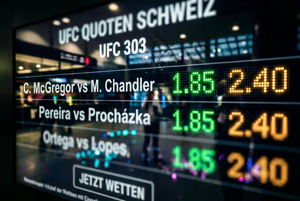 UFC Quoten Schweiz: Vergleich, Berechnung & Schlüssel | OKTAKAMPF